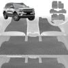 6D Diamond Car Floor Mats for Ford Everest UA2022-Current-Ultimate Set-Grey-Outback GT