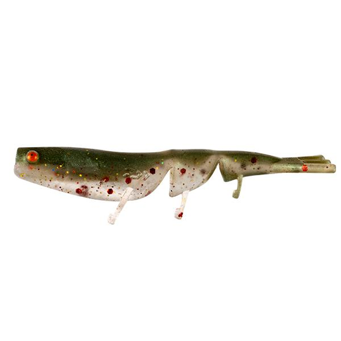 Daiwa BaitJunkie 2.35" Prawn Soft Plastic Fishing Lure Red Herring