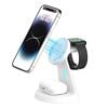 Laser 3 in 1 Wireless Charging Stand (White)