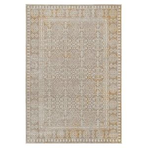 Loopsie-290cm X 200cm-navestad Gold Grey Traditional Washable Rug
