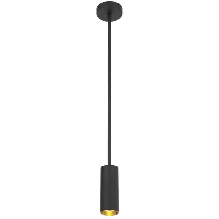 Telbix Kudo Contemporary Pendant Hanging Lamp Light Metal Black Gold Sand