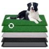 Advwin Dog Potty Portable Pet Training Toilet Indoor Large Reusable Pee Pad 2 Grass Mat