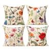 Catzon 4 Pcs Decorative Throw Pillow Covers with HD Printing for Home Decor