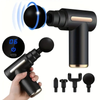 NNETM Ultra-Compact Black Massage Gun - Deep Tissue Muscle Handheld Massager