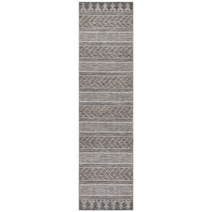 The Rug Connection Deck 5505 Silver 400x80cm - Large Runner Pet Friendly Outdoor Rug