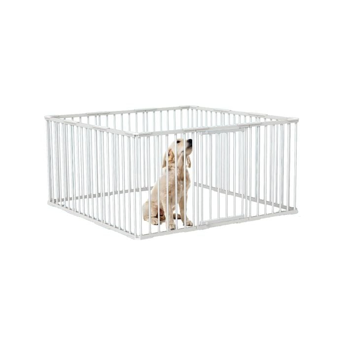TOPET Dog Playpen Enclosure 10 Panel Pet Playpen Fold Exercise Rabbit Cage Fence Bunnings Australia