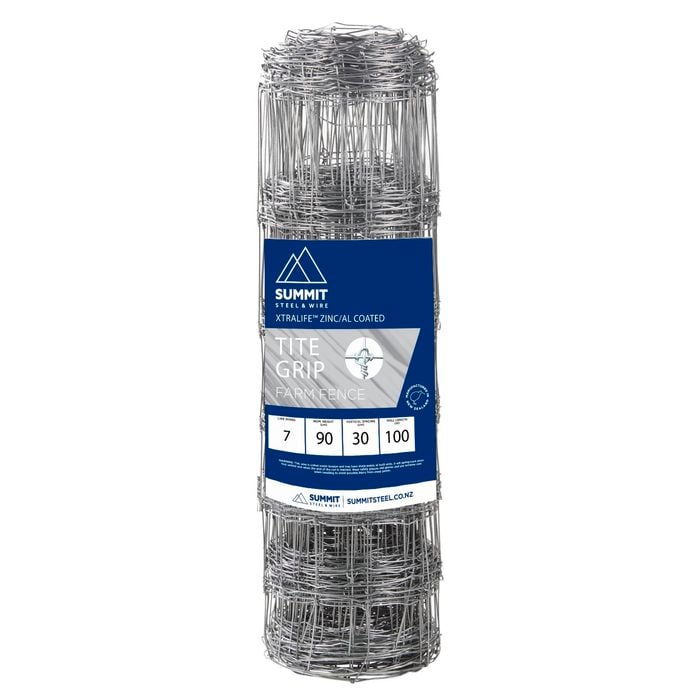 Summit Steel & Wire 900 x 300mm x 100m Tite Grip 7 High Tensile Farm Fence