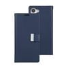 Goospery Rich Diary for Galaxy S23 Ultra - Navy