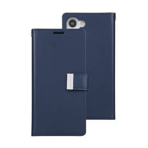 Goospery Rich Diary for Galaxy S23 Ultra - Navy