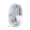 Emitto Bathroom Oval Anti-fog Led Wall Mirror 50x75cm