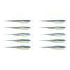 2x 5PK 5In Rapala Crush City The Jerk Soft Plastic Minnow Lures - Real Shad