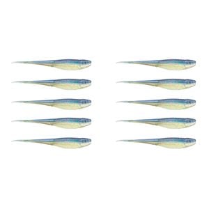 2x 5PK 5In Rapala Crush City The Jerk Soft Plastic Minnow Lures - Real Shad