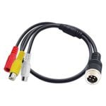4PIN Camera to RCA Female Converter Adaptor Cable for Reverse Camera