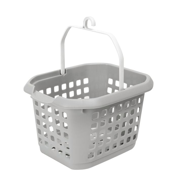 Ezy Storage Encore Peg Basket Assorted Colours With Grey Handle