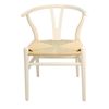 SK Designer Living | Replica Hans Wegner Wishbone Chair - Bone White & Natural