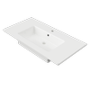 New England Joinery 900mm White Gloss Zodiac Top