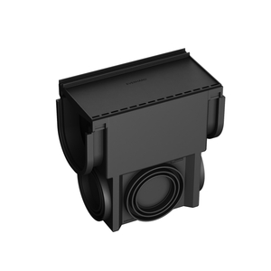 Everhard Black EasyDRAIN Edge Access Pit And Grate