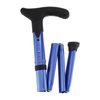 evekare Foldable Heavy Duty Walking Stick Blue