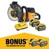 DeWALT 54V 9.0Ah 230mm XR FLEXVOLT Brushless Concrete Cut Off Saw Kit