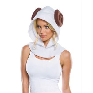 Star Wars Princess Leia Hood Costume Party Dress-up Cosplay Accessory Adult