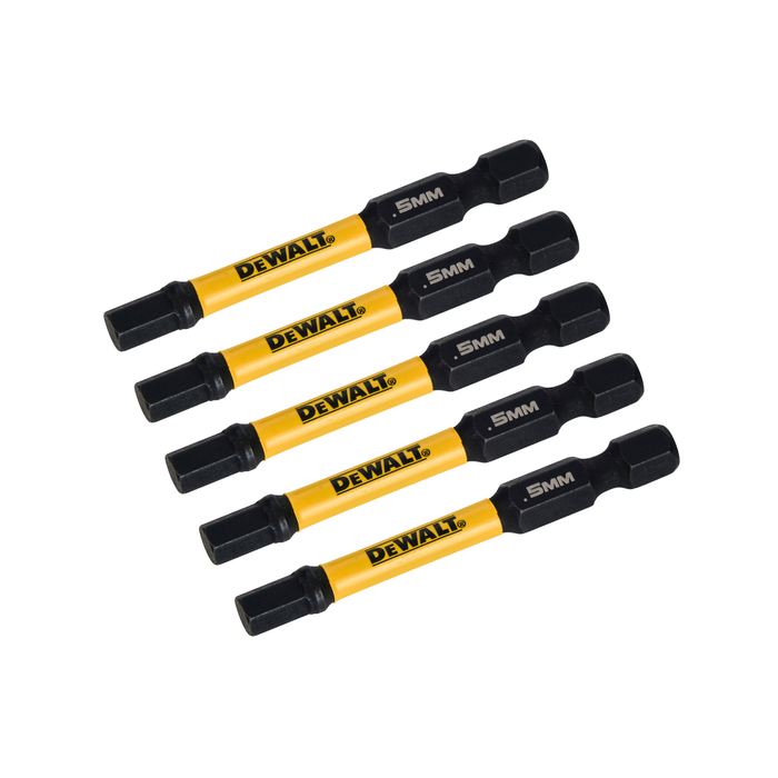DeWALT FLEXTORQ 57mm HEX H5 - 5 Pack