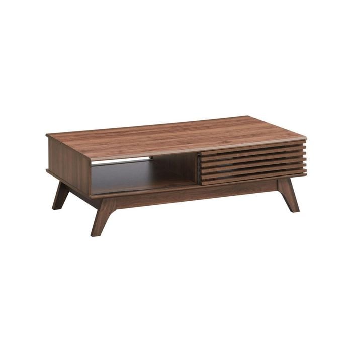 Clancy Coffee Table 2 Doors Walnut Woodgrain