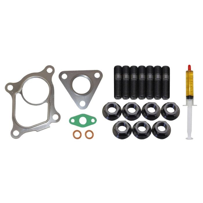 Turbo Charger Installation Stud, Gasket & Lubricant Kit For Mitsubishi Triton Ml 4m41 3.2l