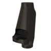 Marley FlaxBlack Downpipe Curve Leaf Diverter