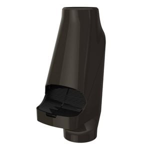 Marley FlaxBlack Downpipe Curve Leaf Diverter