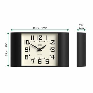 Newgate Metro Wall Clock-black