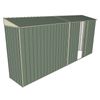 Build-a-Shed 0.8 x 4.5 x 2m Skillion Single Sliding Side Door Shed - Green