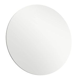 Yezi 50cm Self Adhesive Frameless Round Mirror