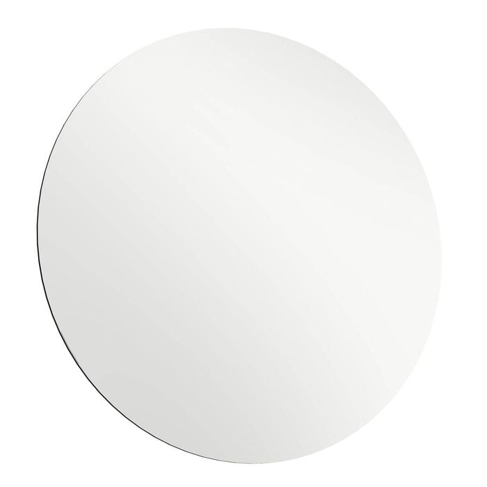 Yezi 50cm Self Adhesive Frameless Round Mirror