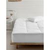 Linen House King All Seasons Bed Mattress Topper - White