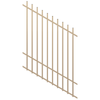ProtectorAl 0350-1200W x 1500H Primrose Radiator Pool Fence Panel Raked 16-30º