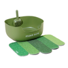 Makesure Open Cat Litter Tray - Green - 470*410*200mm (L*W*H)
