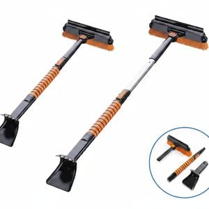 Retractable Snow Brush & Ice Scraper