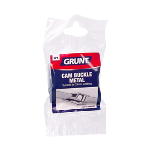Grunt 25mm Zinc Metal Webbing Cam Buckle - 2 Pack
