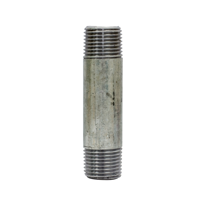 Brasshards 15mm x 80mm Galvanized Barrel Nipple