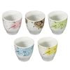 Omotenashi Hanari  Set of 5 Tea Cups - 190ml