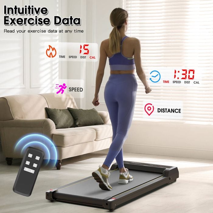 Advwin Treadmill Under Desk Walking Pad Home Office Gym Fitness 1-8KM/H