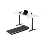 Lifespan Fitness WalkingPad™ M2 Treadmill with ErgoDesk Automatic Standing Desk 1800mm in White/Black