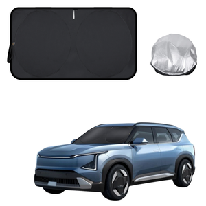 Front Windscreen Sun Shade for Kia EV5 2025 - Current - Standard 150 x 85 cm - Black
