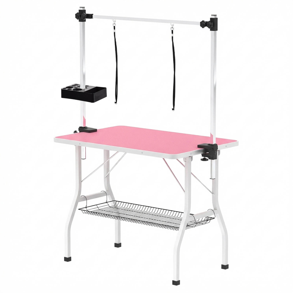 Advwin Pet Grooming Table Dog Grooming Station with Tool Storage ...