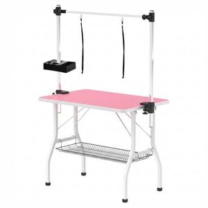 Advwin Pet Grooming Table Dog Grooming Station with Tool Storage
