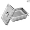 SOGA 2X 1/2 GN Pan 6.5cm With Lid – Stainless Steel