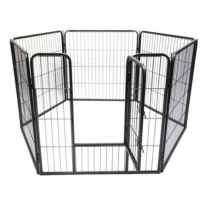 YES4PETS 6-Panel 80 cm Heavy Duty Dog Playpen Fence
