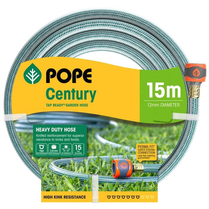 Pope 12mm x 15m TR Century Garden Hose