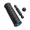 Aptonia Massage Kit: Massage Roller, Ball & Stick - Black