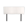 PU Leather Queen Bed Headboard Bedhead - White